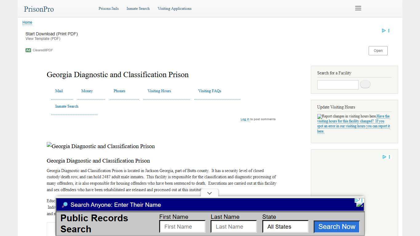 Georgia Diagnostic and Classification Prison